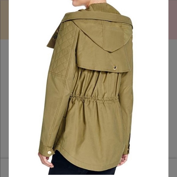 Burberry Brit - Hooded ‘Parkfield’ Anorak in Olive - Picture 2 of 2